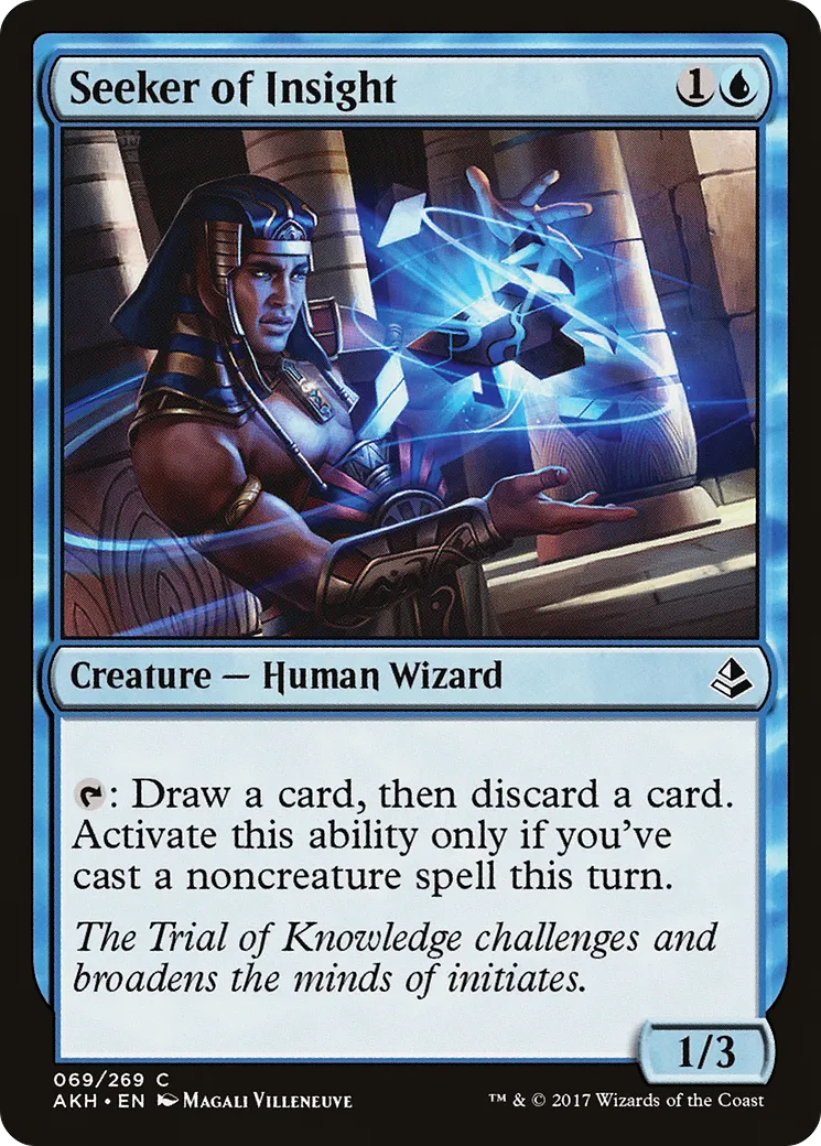 Seeker of Insight — Amonkhet — Magic: The Gathering