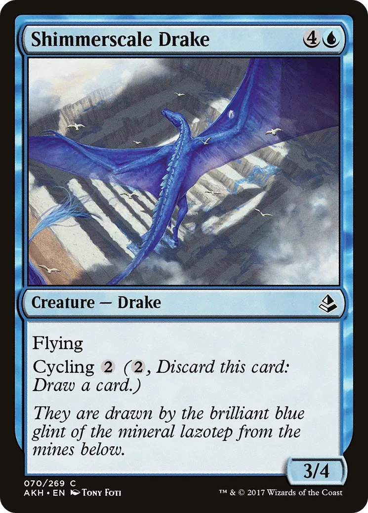 Drakôn aux écailles rutilantes — Amonkhet — Magic: The Gathering