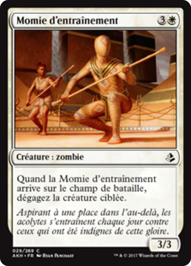 Momie d'entraînement — Amonkhet — Magic: The Gathering