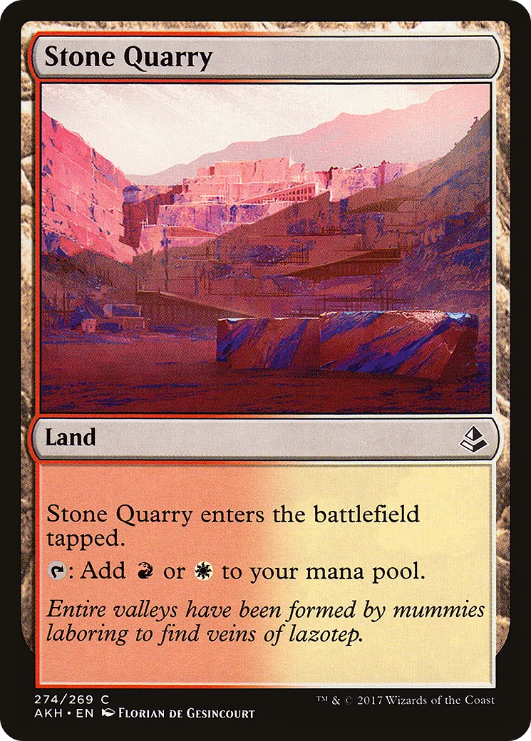 Stone Quarry — Amonkhet — Magic: The Gathering