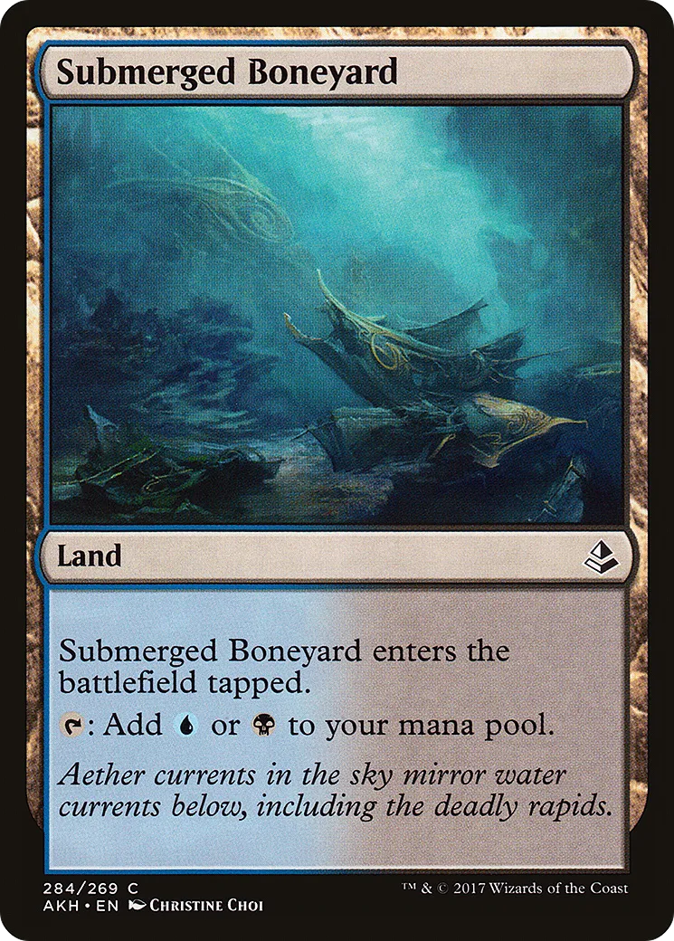 Submerged Boneyard — Amonkhet — Magic: The Gathering