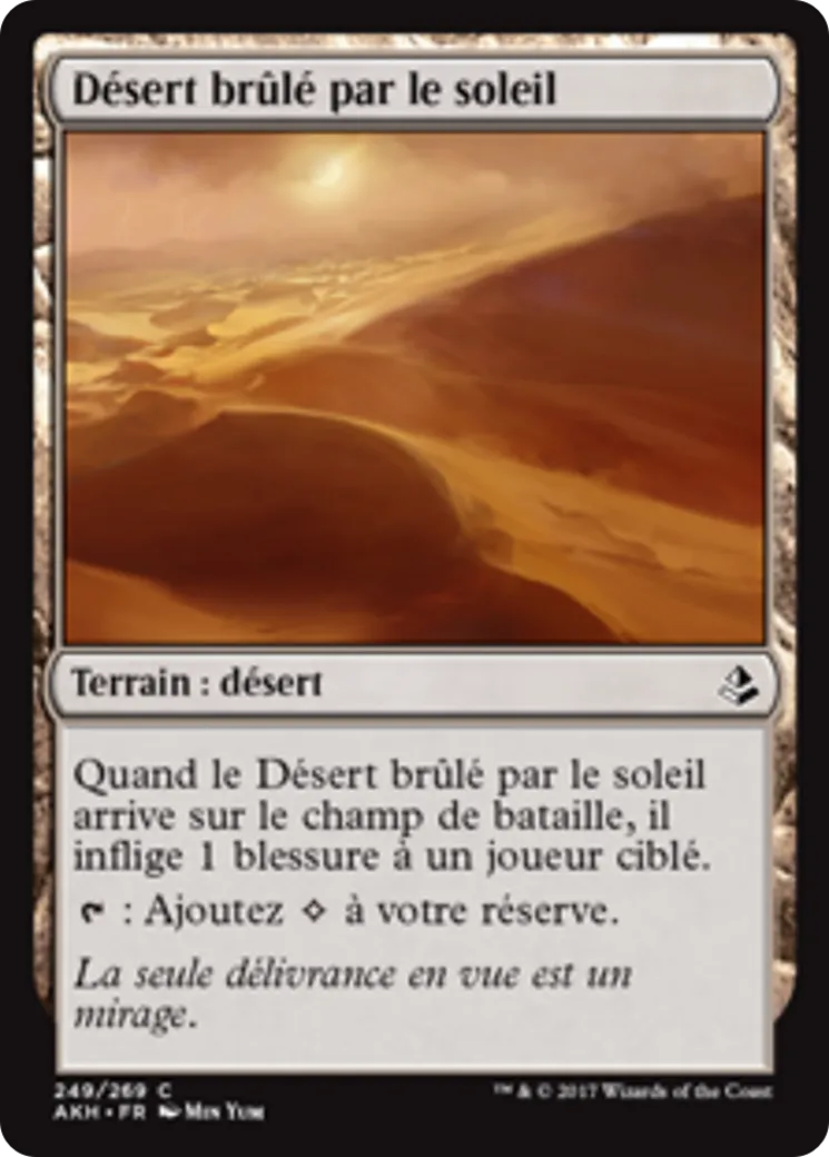 Désert brûlé par le soleil — Amonkhet — Magic: The Gathering