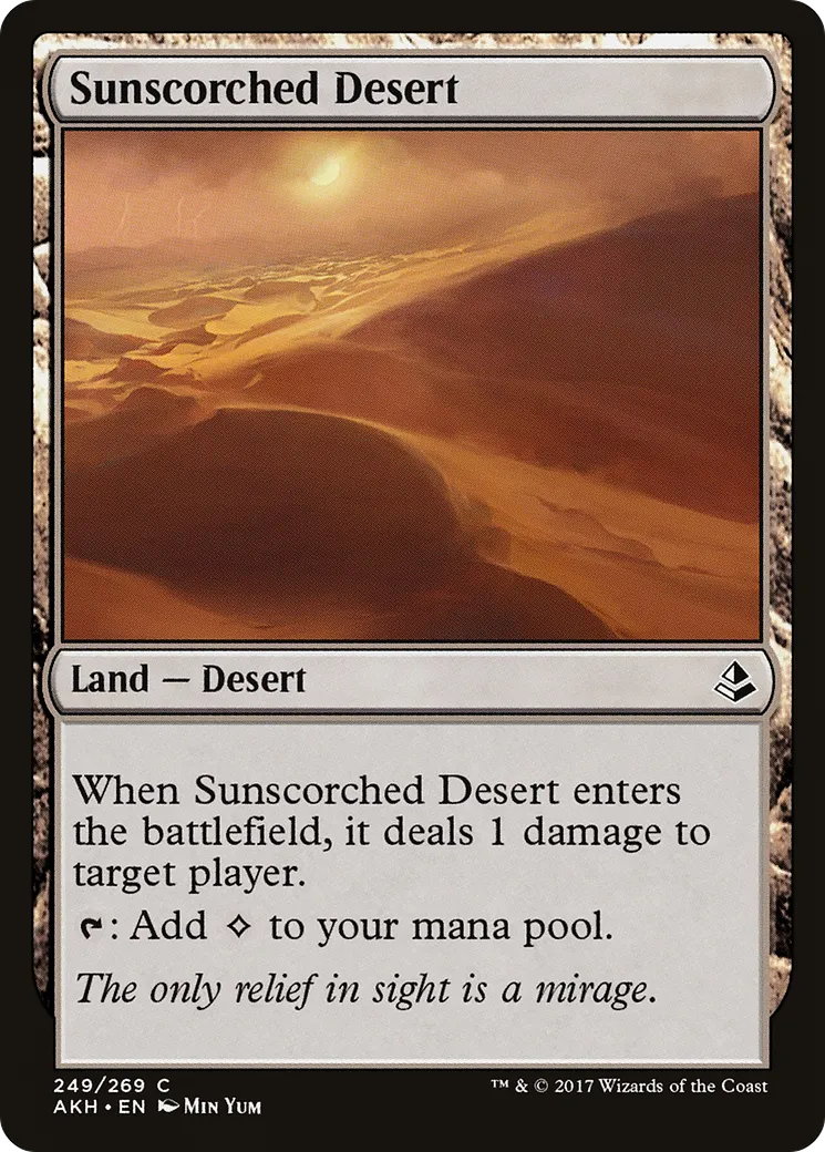 Sunscorched Desert — Amonkhet — Magic: The Gathering
