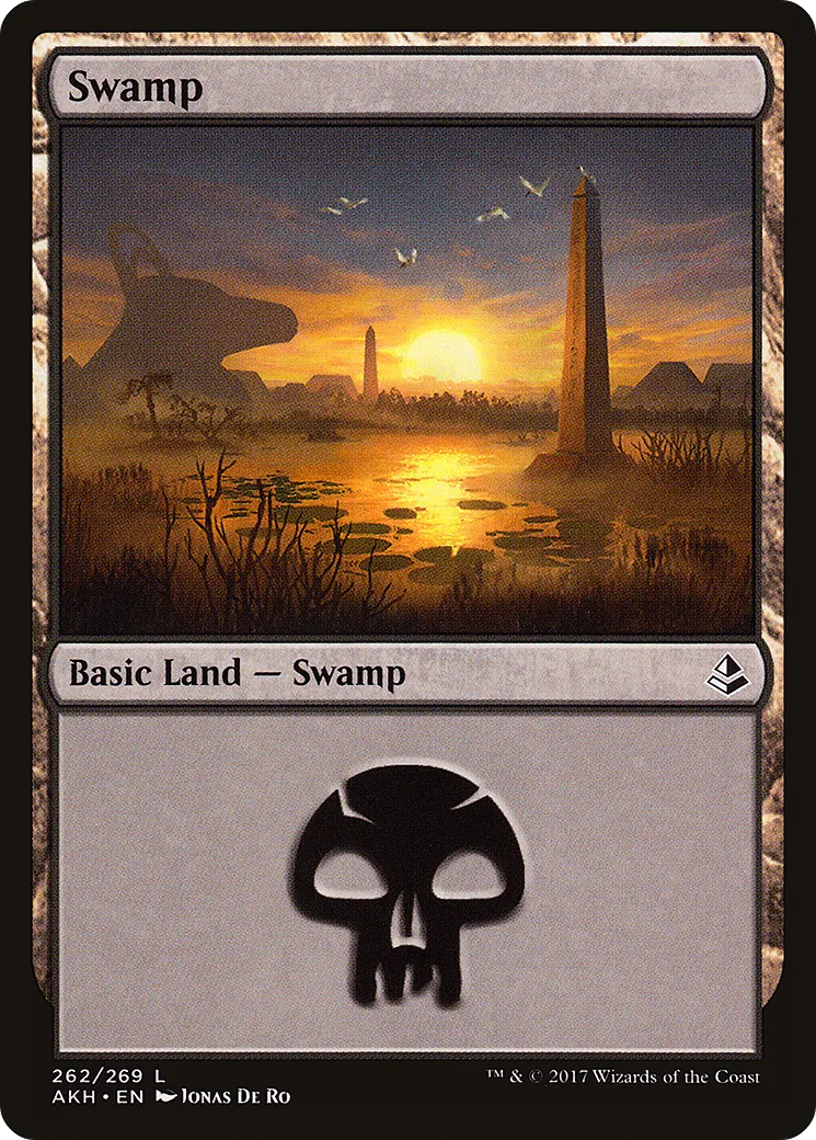 Swamp from Amonkhet - Magic: The Gathering