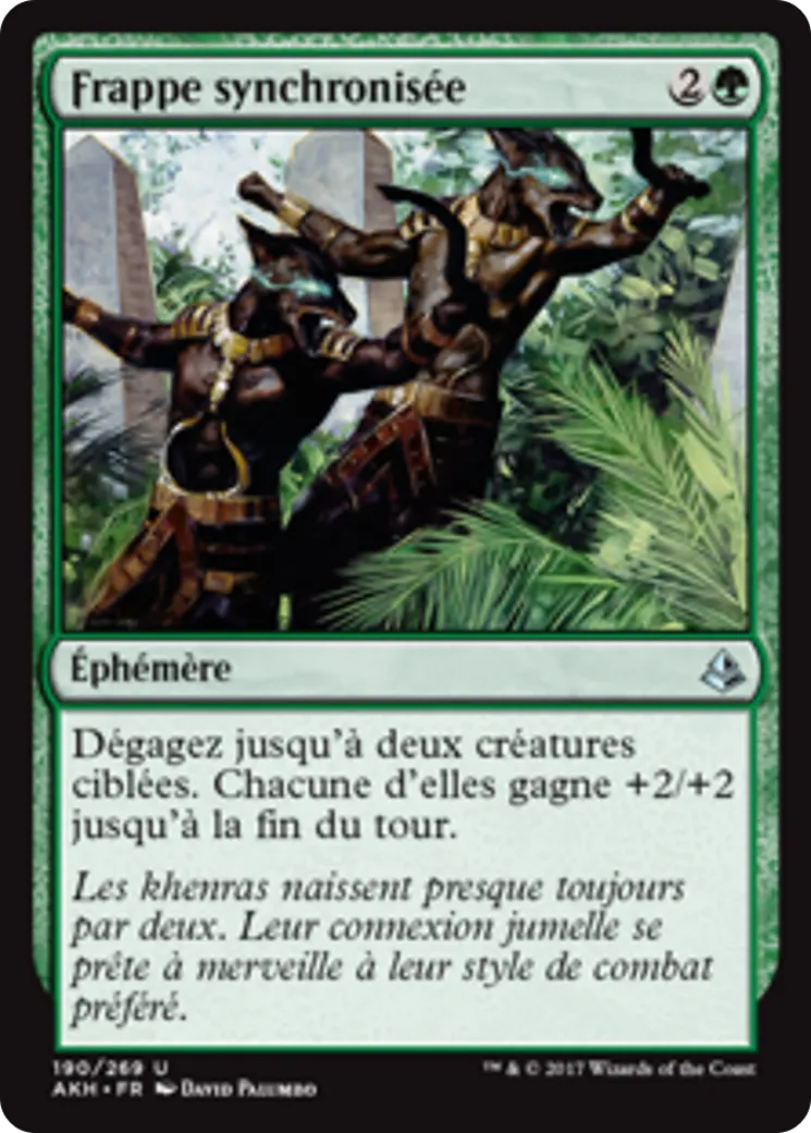 Frappe synchronisée — Amonkhet — Magic: The Gathering
