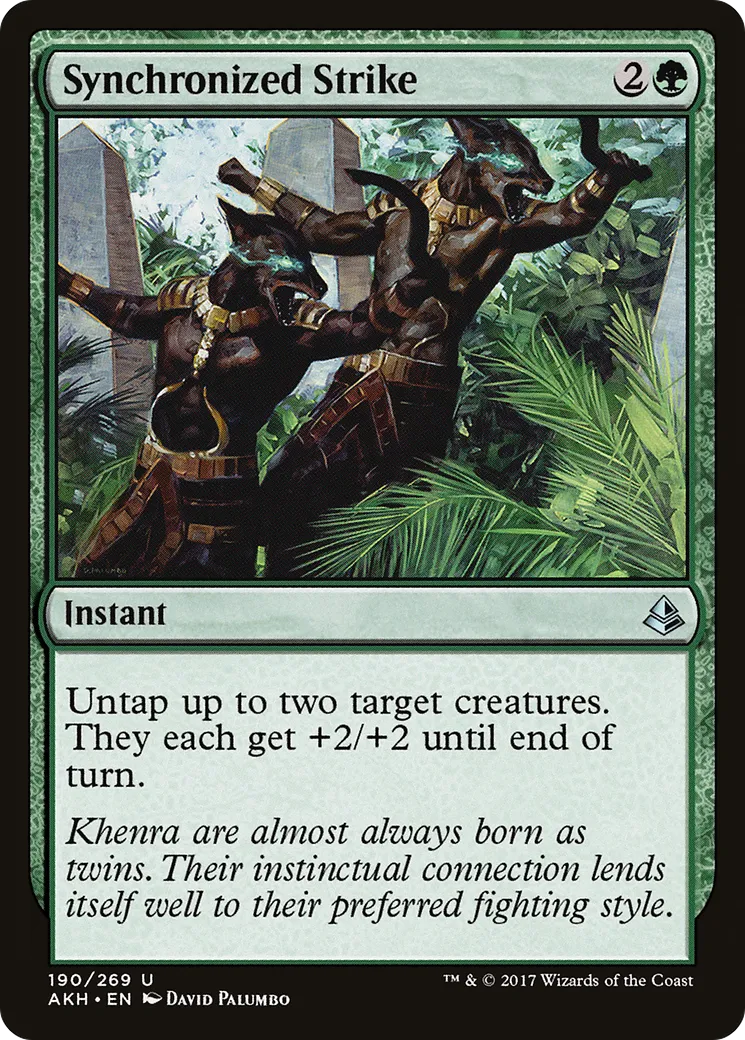 Synchronized Strike — Amonkhet — Magic: The Gathering