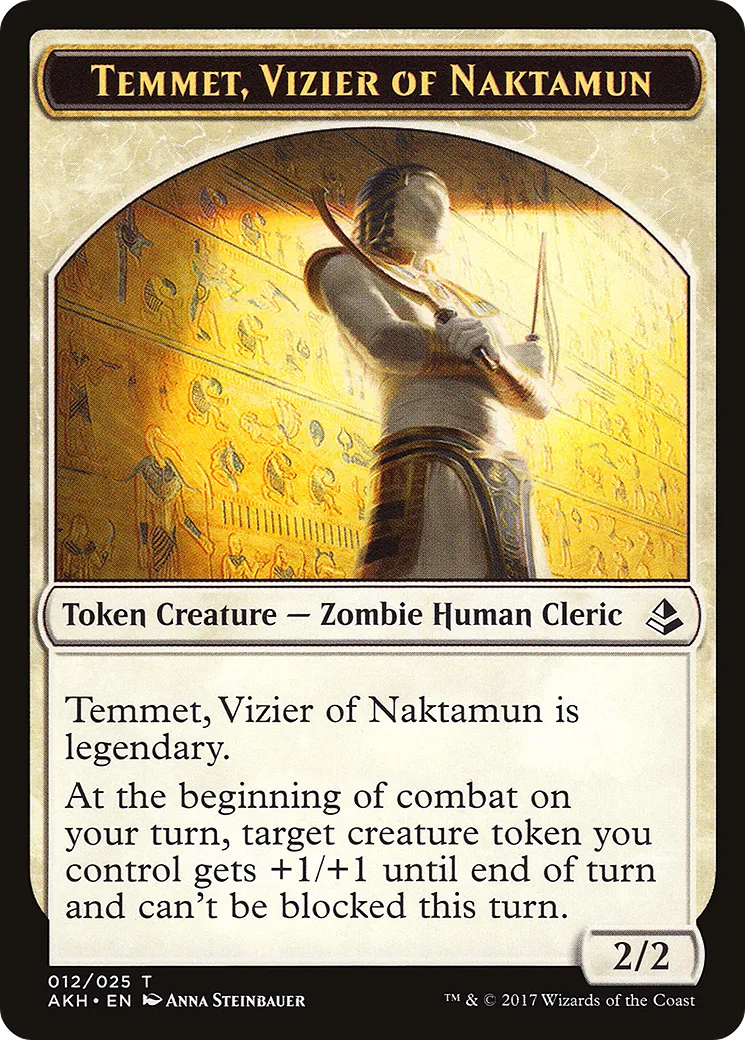 Temmet, Vizier of Naktamun — Amonkhet — Magic: The Gathering