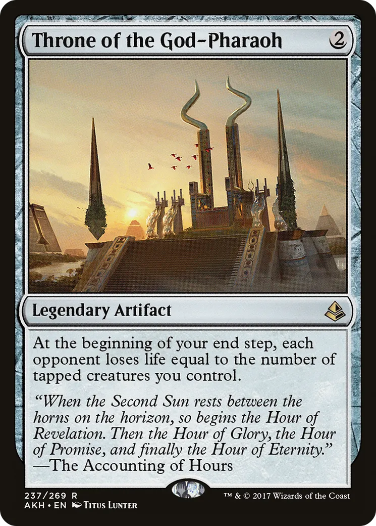 Throne of the God-Pharaoh — Amonkhet — Magic: The Gathering