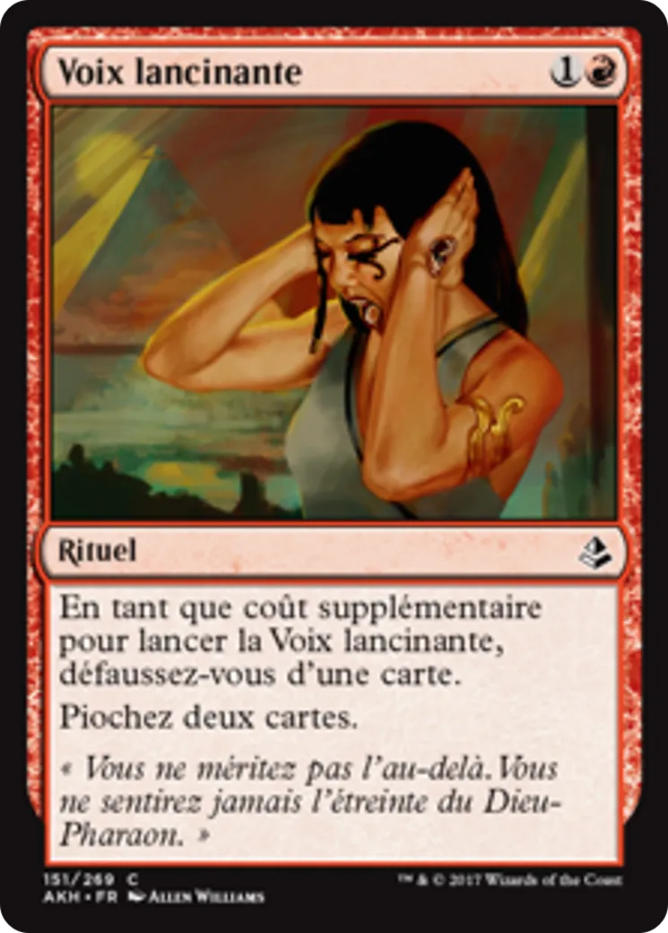 Voix lancinante — Amonkhet — Magic: The Gathering