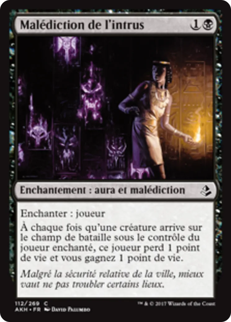 Malédiction de l'intrus — Amonkhet — Magic: The Gathering