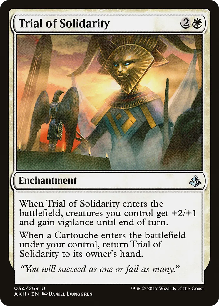 Trial of Solidarity — Amonkhet — Magic: The Gathering