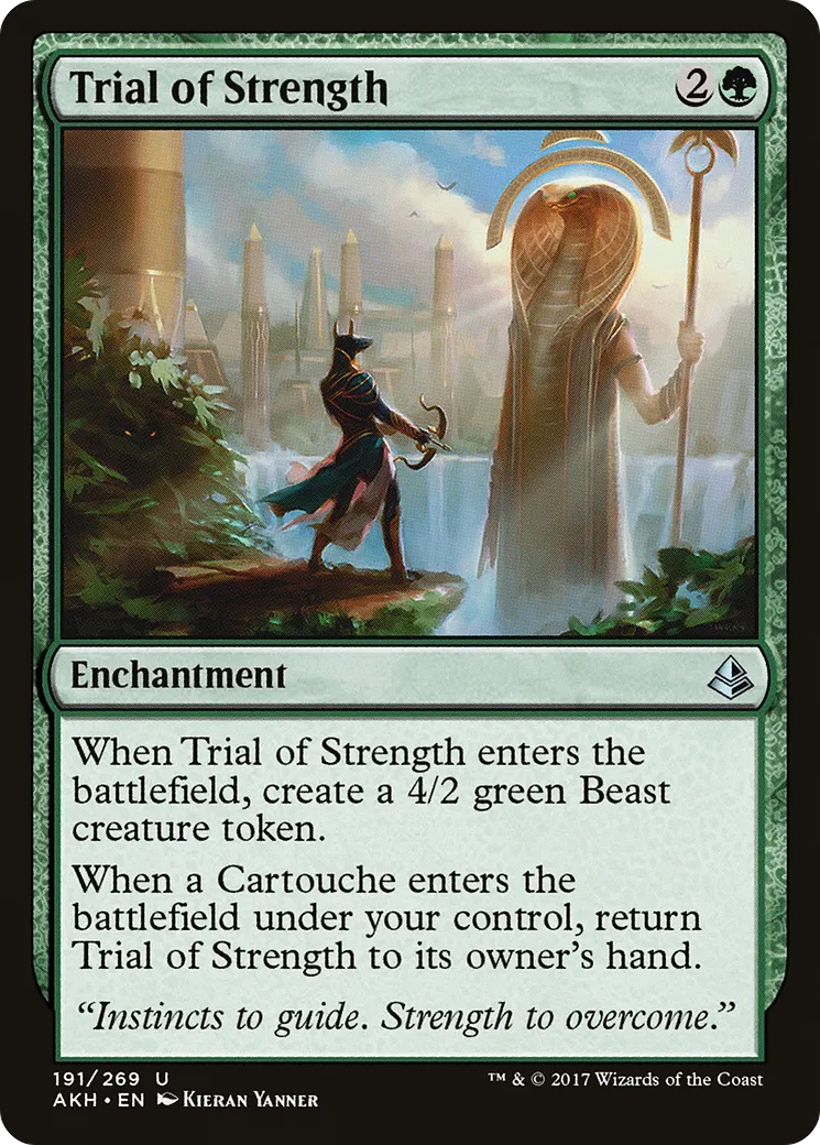 Trial of Strength — Amonkhet — Magic: The Gathering