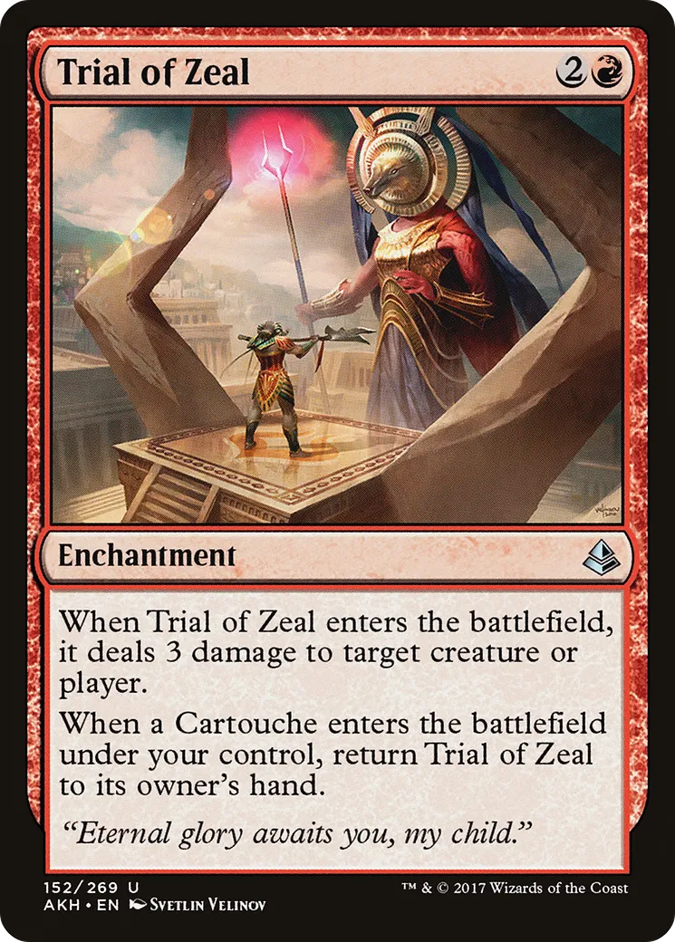 Épreuve de zèle — Amonkhet — Magic: The Gathering