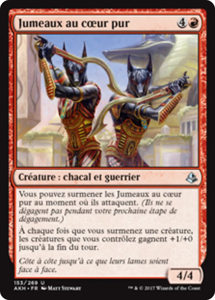 Jumeaux au cœur pur — Amonkhet — Magic: The Gathering