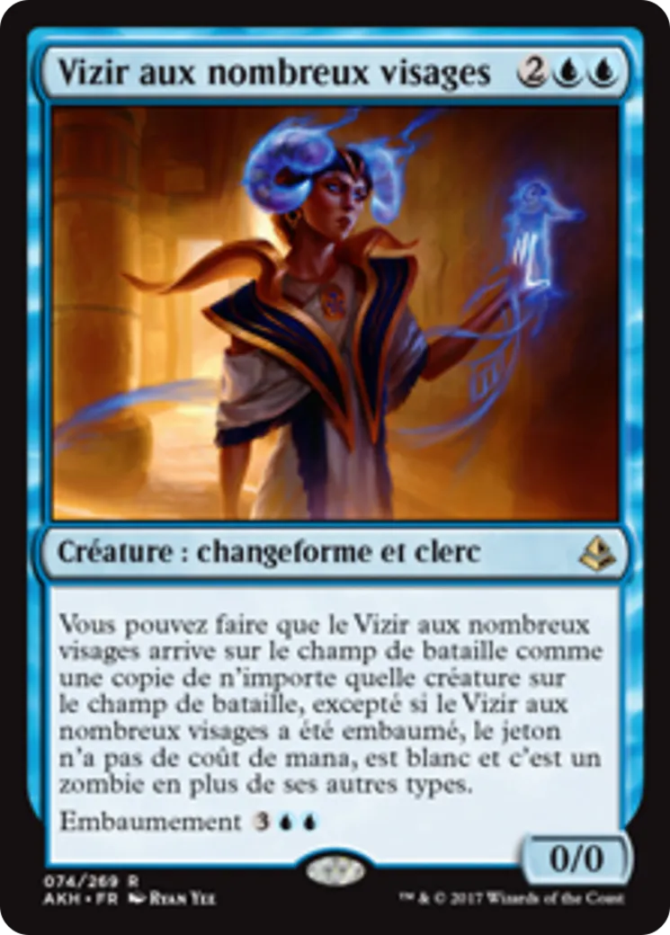 Vizir aux nombreux visages from Amonkhet - Magic: The Gathering
