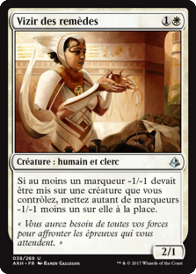Vizir des remèdes — Amonkhet — Magic: The Gathering