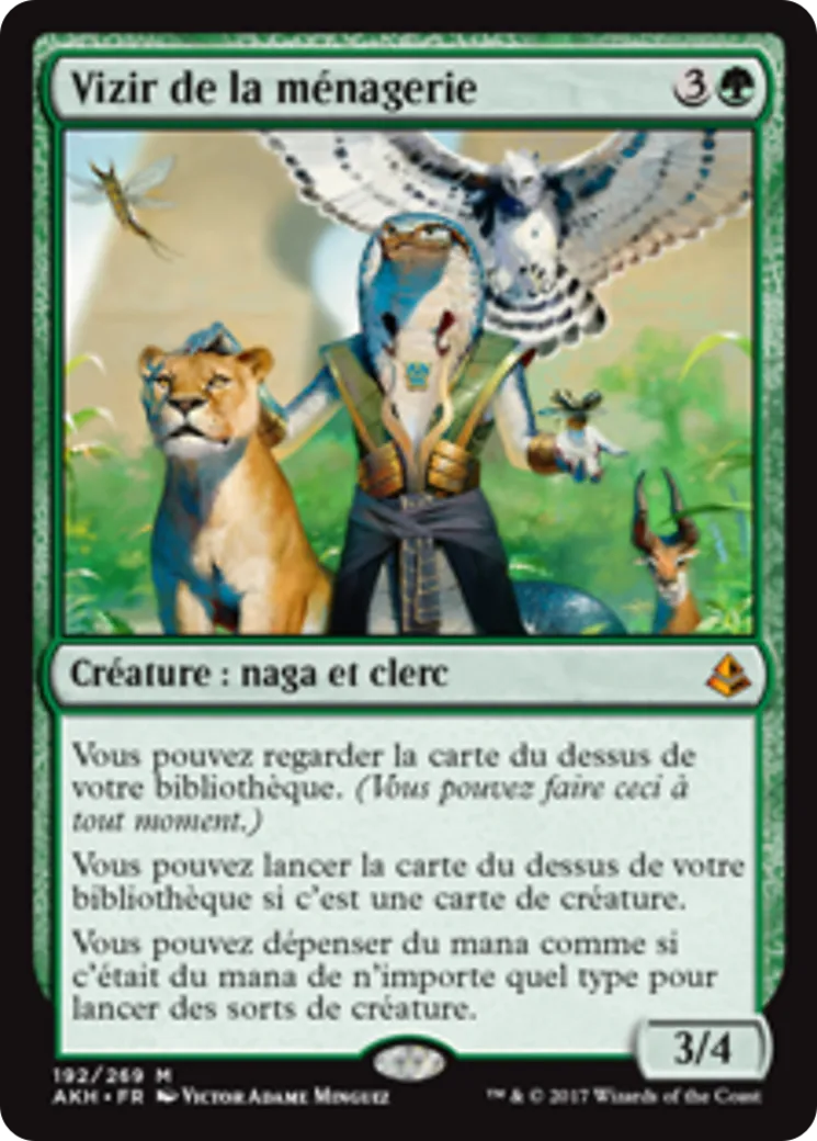 Vizir de la ménagerie — Amonkhet — Magic: The Gathering