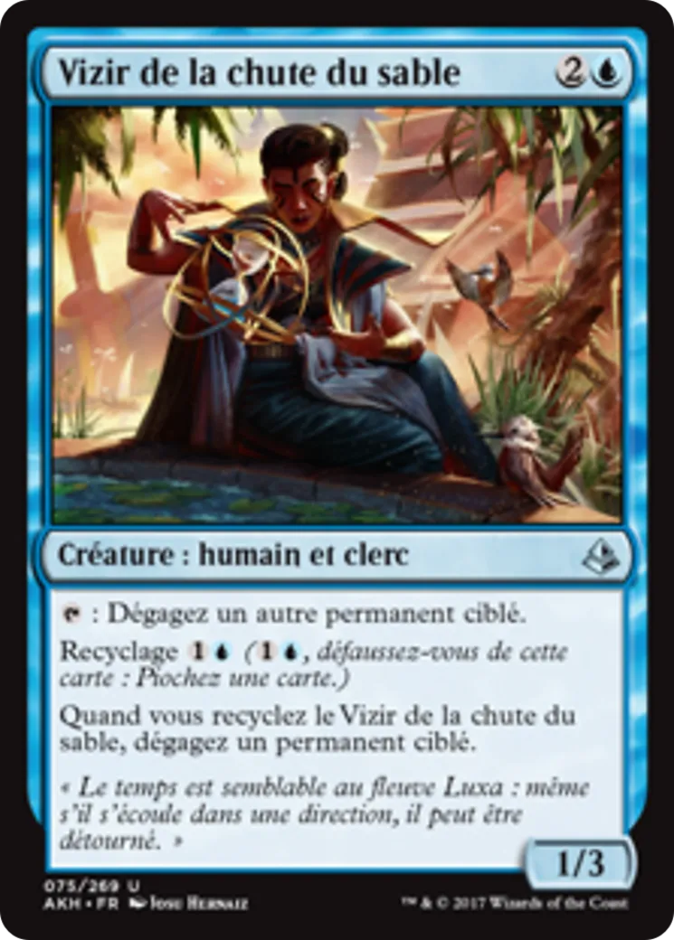 Vizir de la chute du sable — Amonkhet — Magic: The Gathering