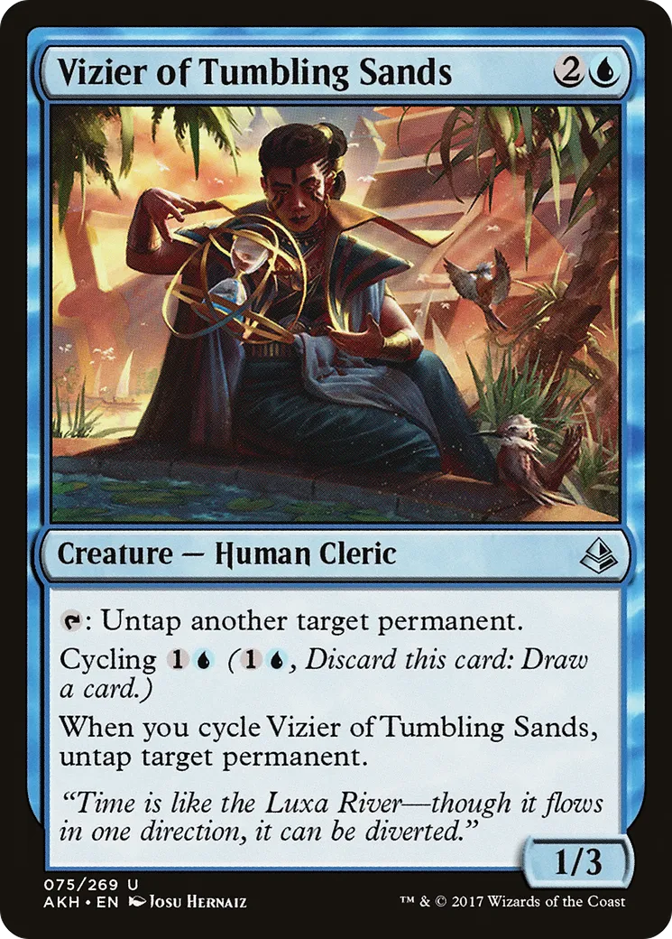 Vizir de la chute du sable — Amonkhet — Magic: The Gathering