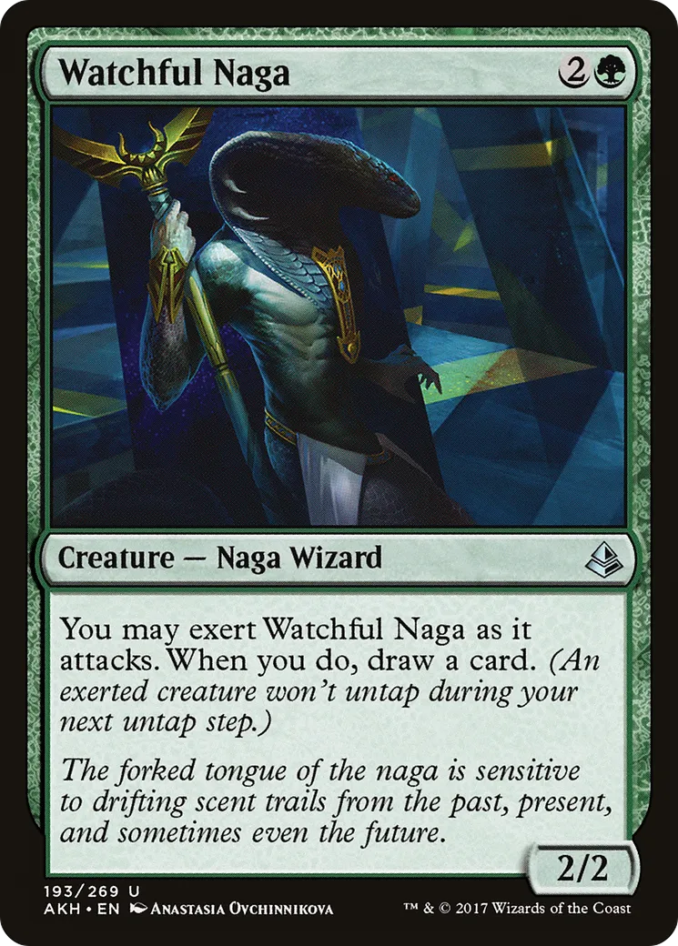 Watchful Naga — Amonkhet — Magic: The Gathering