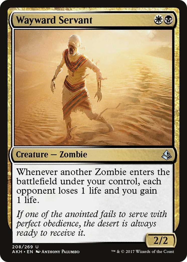 Wayward Servant — Amonkhet — Magic: The Gathering