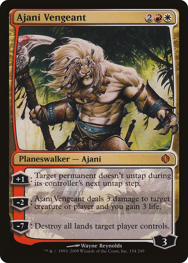 Ajani Vengeant — Shards of Alara — Magic: The Gathering