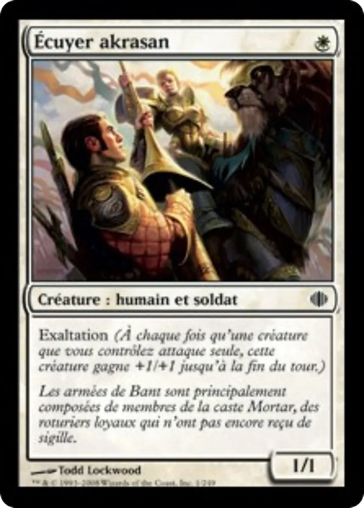 Écuyer akrasan — Shards of Alara — Magic: The Gathering
