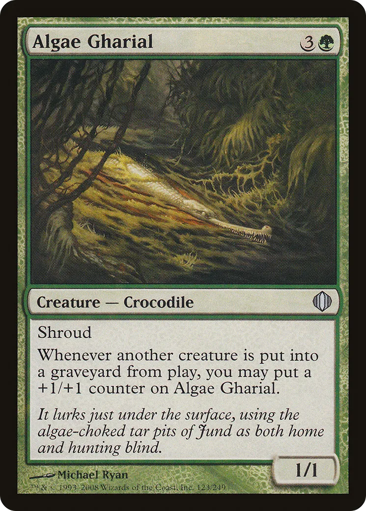 Algae Gharial — Shards of Alara — Magic: The Gathering