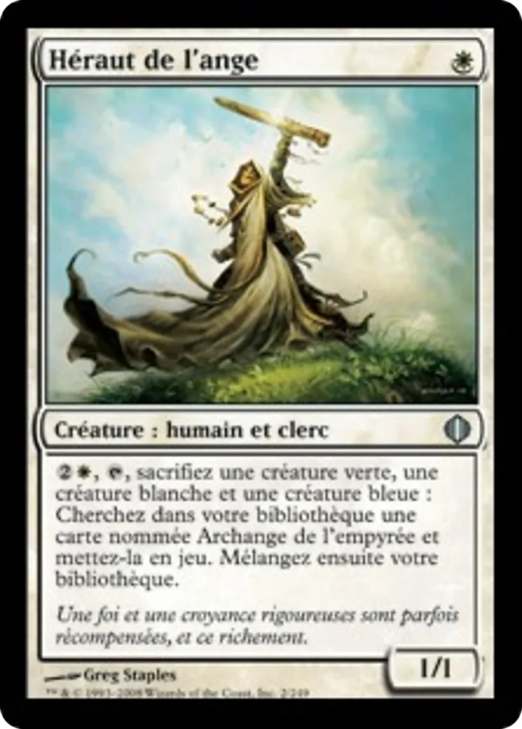 Héraut de l'ange — Shards of Alara — Magic: The Gathering