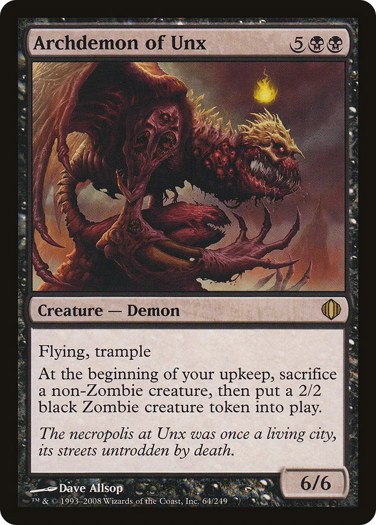 Archdemon of Unx — Shards of Alara — Magic: The Gathering