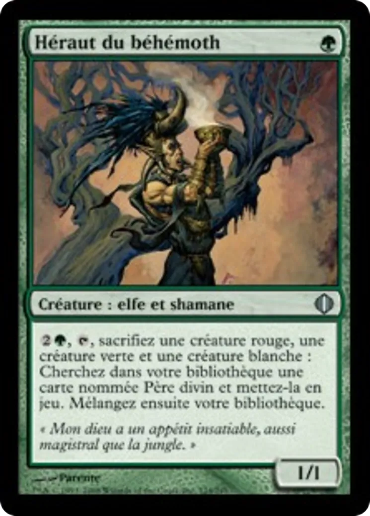 Héraut du béhémoth — Shards of Alara — Magic: The Gathering