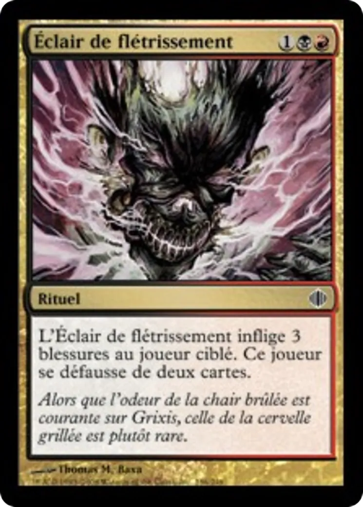 Éclair de flétrissement — Shards of Alara — Magic: The Gathering