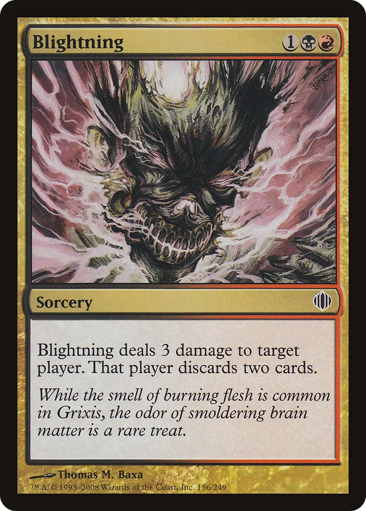Blightning — Shards of Alara — Magic: The Gathering