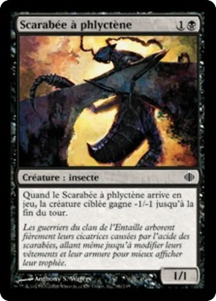 Scarabée à phlyctène — Shards of Alara — Magic: The Gathering
