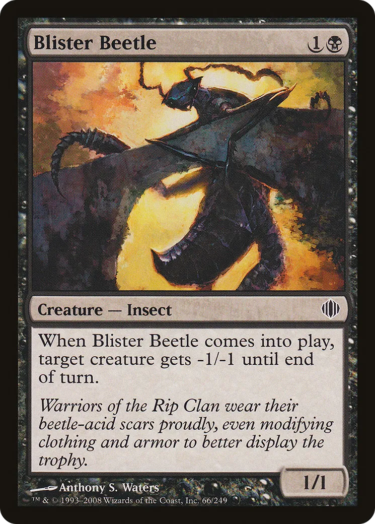 Blister Beetle — Shards of Alara — Magic: The Gathering