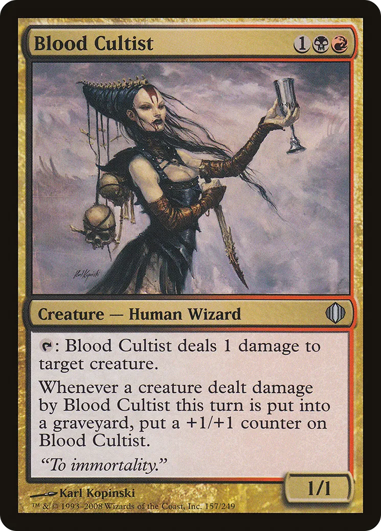 Blood Cultist — Shards of Alara — Magic: The Gathering