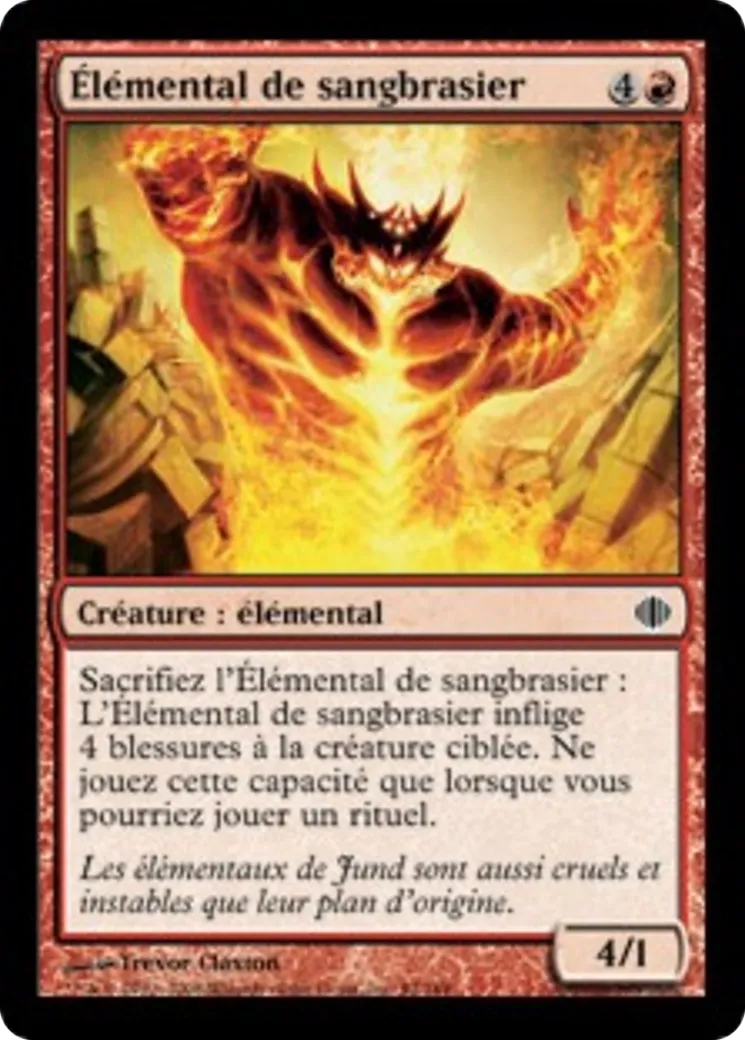 Élémental de sangbrasier — Shards of Alara — Magic: The Gathering