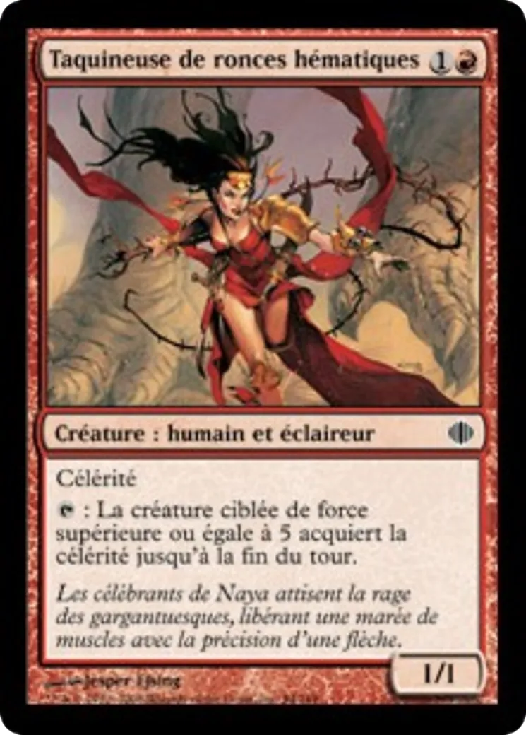 Taquineuse de ronces hématiques — Shards of Alara — Magic: The Gathering