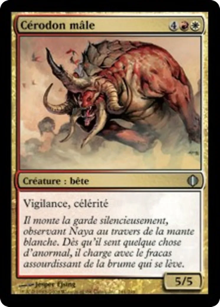 Cérodon mâle — Shards of Alara — Magic: The Gathering
