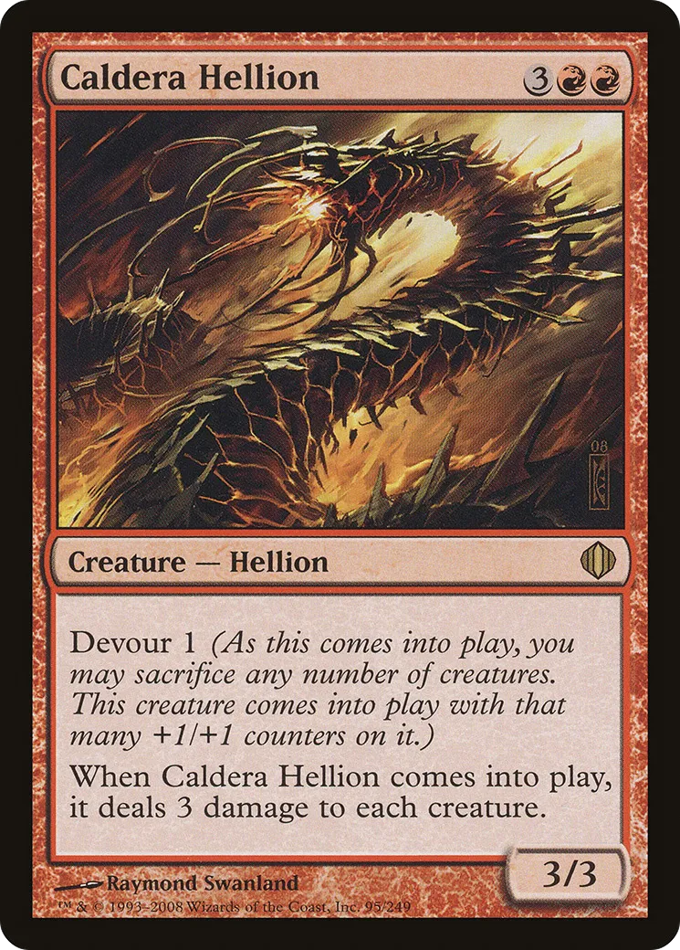 Monstruosité des caldeiras — Shards of Alara — Magic: The Gathering