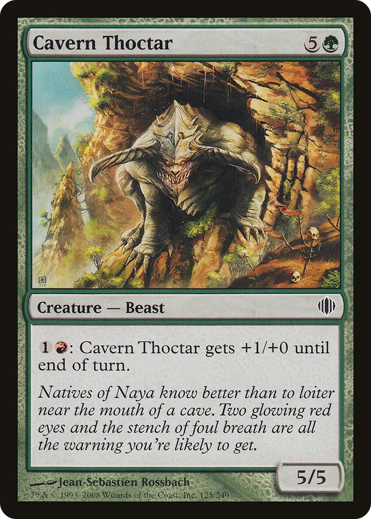 Cavern Thoctar — Shards of Alara — Magic: The Gathering