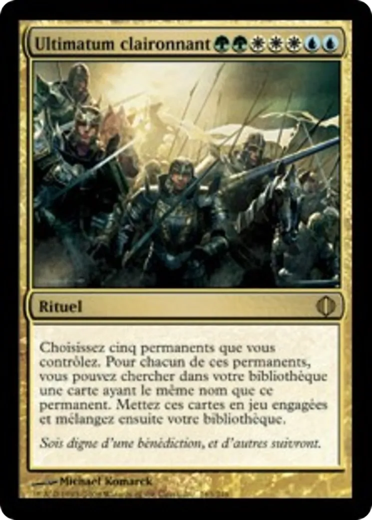 Ultimatum claironnant — Shards of Alara — Magic: The Gathering