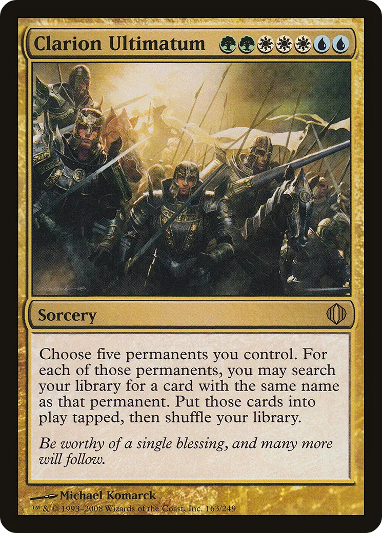 Clarion Ultimatum — Shards of Alara — Magic: The Gathering