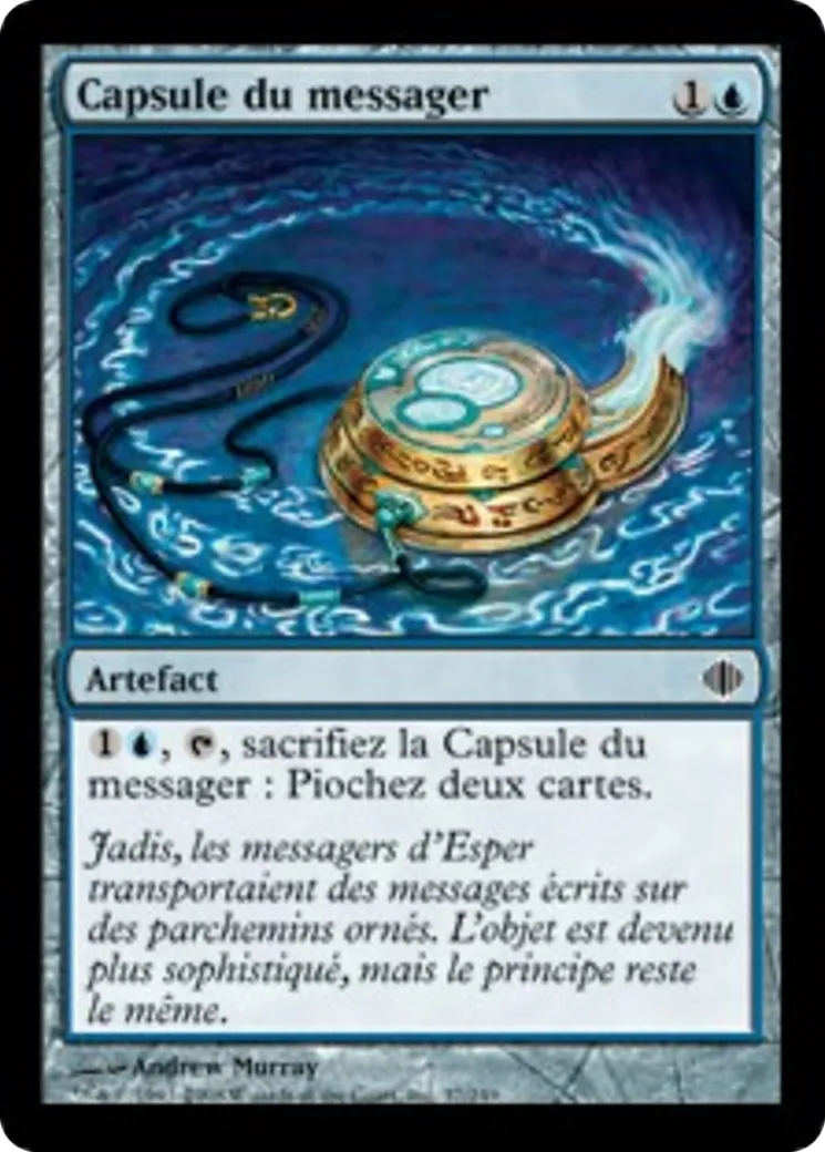 Capsule du messager — Shards of Alara — Magic: The Gathering