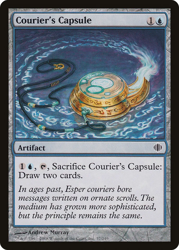 Courier's Capsule — Shards of Alara — Magic: The Gathering