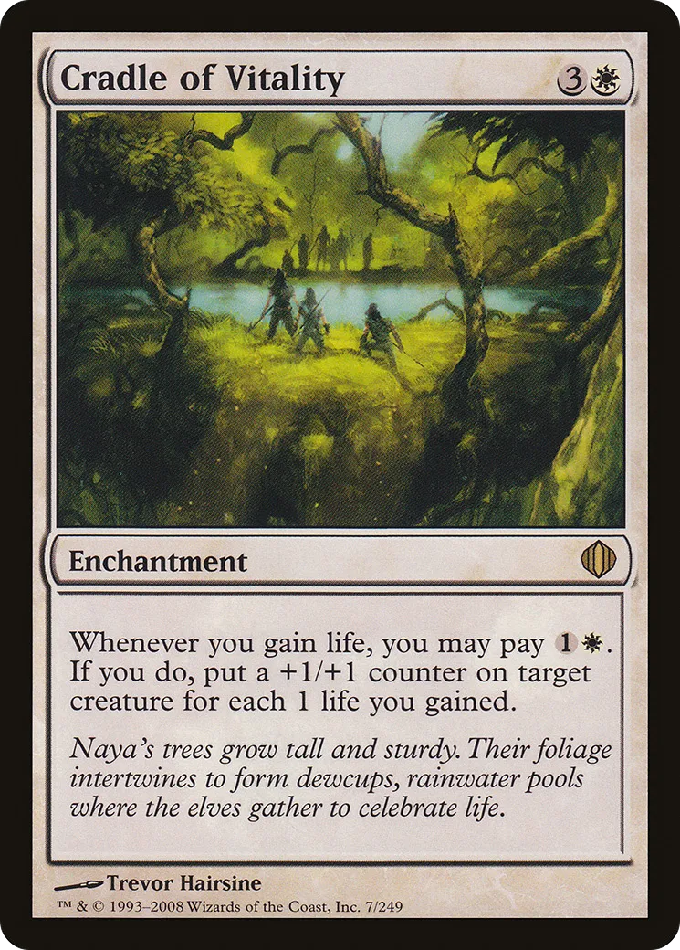 Cradle of Vitality — Shards of Alara — Magic: The Gathering