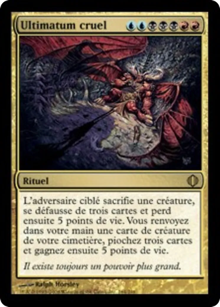 Ultimatum cruel — Shards of Alara — Magic: The Gathering