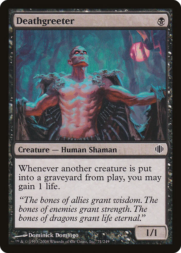 Deathgreeter — Shards of Alara — Magic: The Gathering