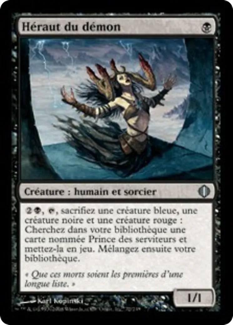 Héraut du démon — Shards of Alara — Magic: The Gathering