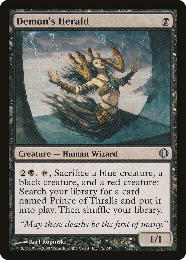 Demon's Herald — Shards of Alara — Magic: The Gathering